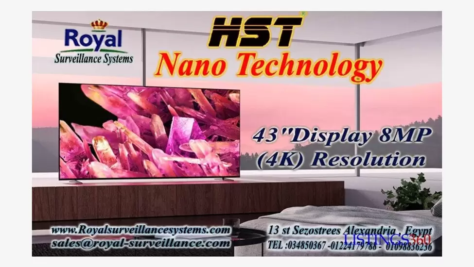 1 EGP Nano Technology display MODEL HST-LED43A-4K شاشات عرض بتكنولجية النانو