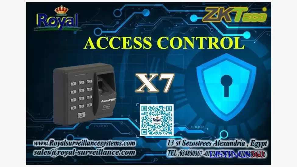 1 EGP Access control zkteco model x7